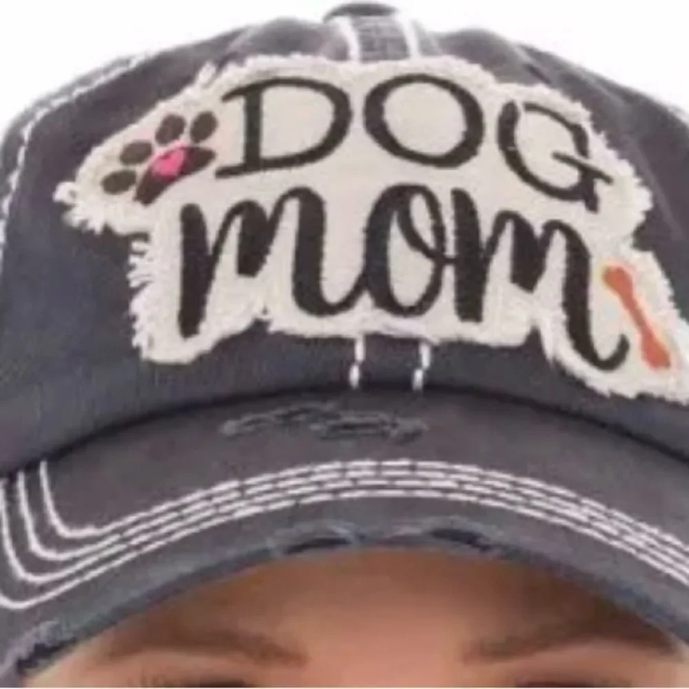 KBETHOS Dog Mom Cap - Black and Teal